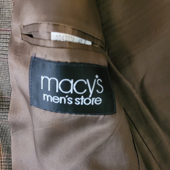 RALPH LAUREN CHAPS HOUNDSTOOTH PLAID SPORT COAT - Picture 7 of 12